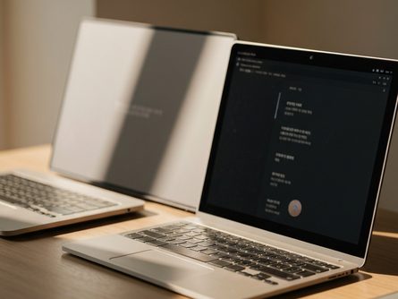 나무 책상 위에 놓인 계산기, 세금 서류, 펜, 그리고 은행 통장