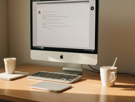 건물 모형과 동전, 계약서가 놓인 책상 위 풍경