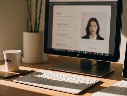 손으로 잡은 계산기와 대출 서류, 펜 클로즈업