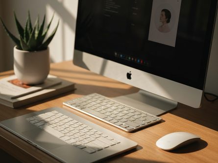 손으로 잡은 통장과 도장 클로즈업, 흐릿한 은행 창구 배경